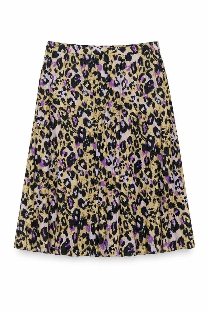 Marks and Spencer Womens Multicoloured Animal Print Polyester Swing Skirt Size 20