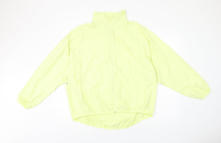 Marks and Spencer Womens Yellow Jacket Size 16 Zip