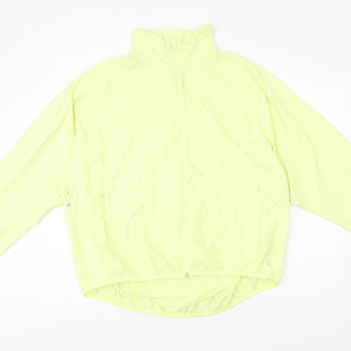 Marks and Spencer Womens Yellow Jacket Size 18 Zip