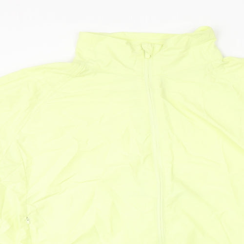 Marks and Spencer Womens Yellow Jacket Size 18 Zip