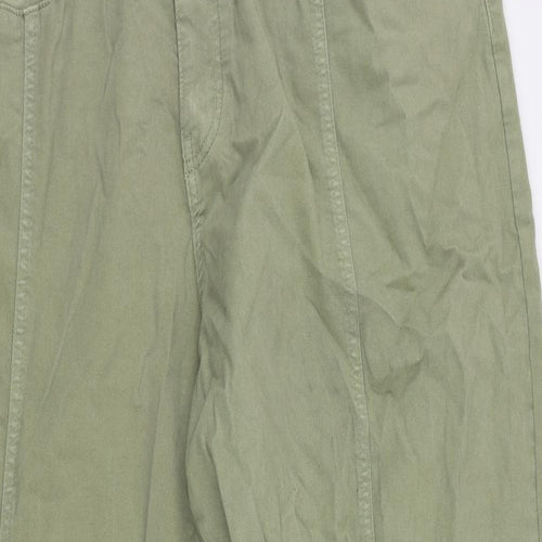 Per Una Womens Green Cotton Tapered Jeans Size 20 L27 in Regular Zip