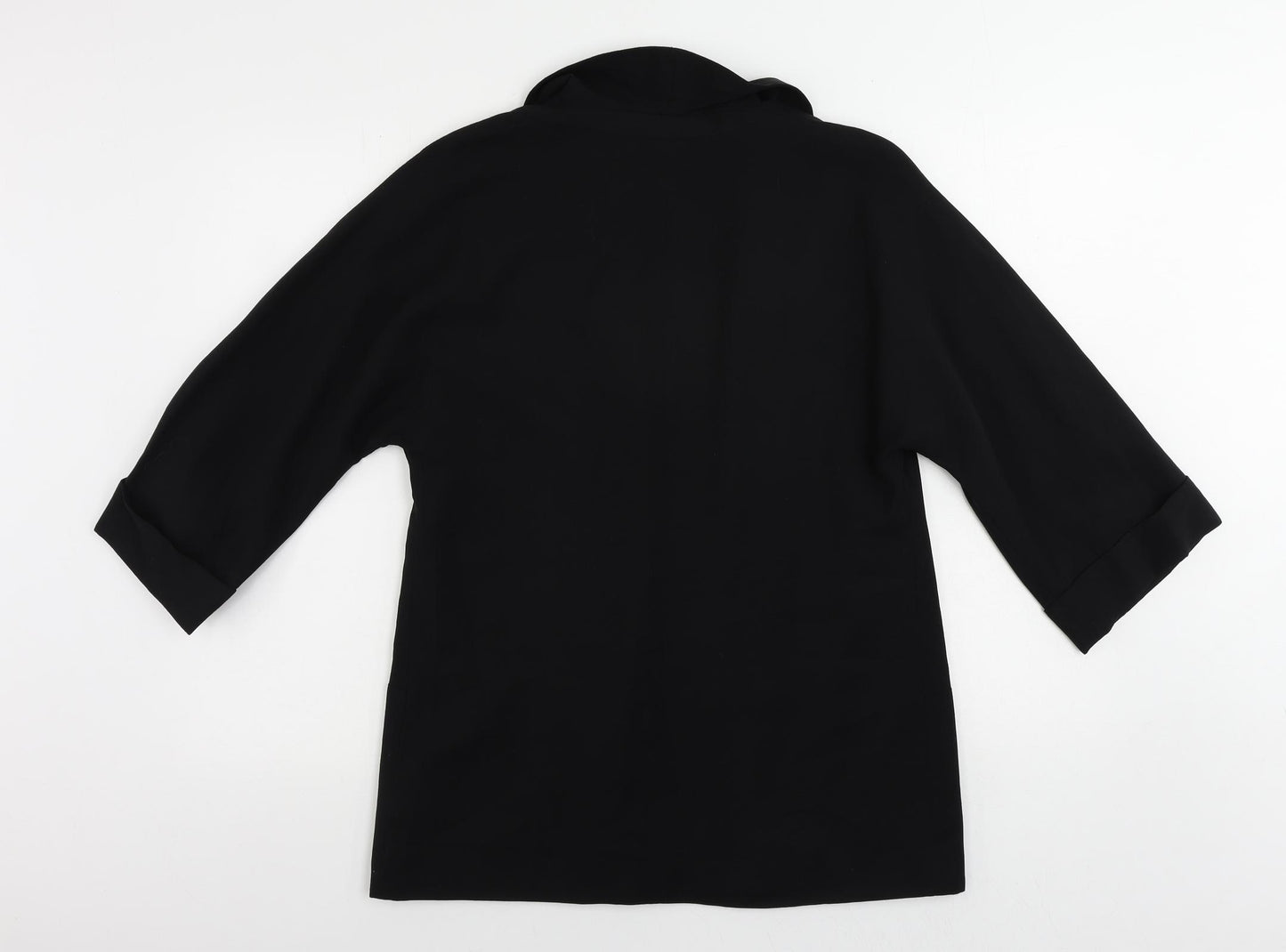 Amaryllis Womens Black Jacket Blazer Size 12 - Open