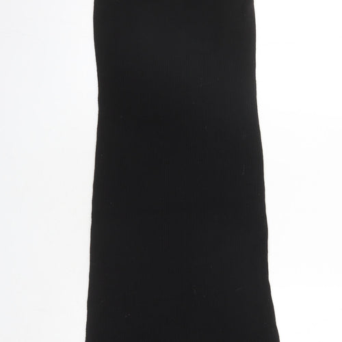 Z Supply Womens Black Polyester Pencil Dress Size M V-Neck Pullover