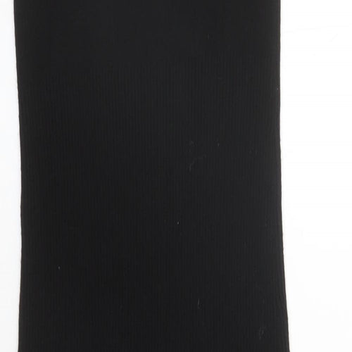 Z Supply Womens Black Polyester Pencil Dress Size M V-Neck Pullover