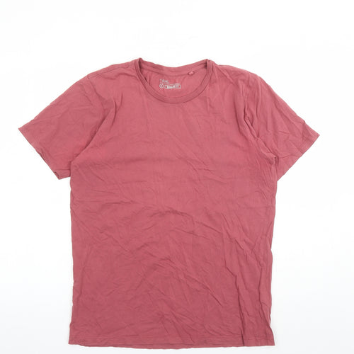 NEXT Mens Brown Cotton T-Shirt Size M Crew Neck