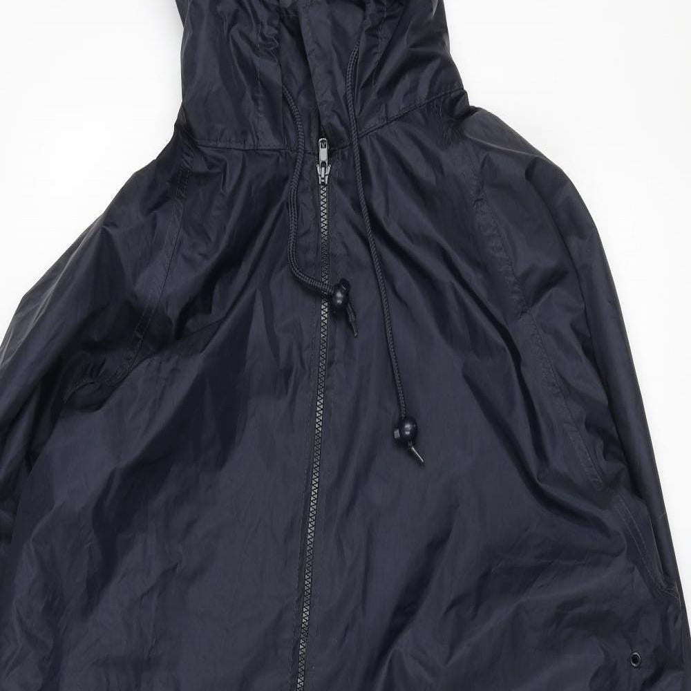 Portwest Mens Blue Rain Coat Coat Size XL Zip