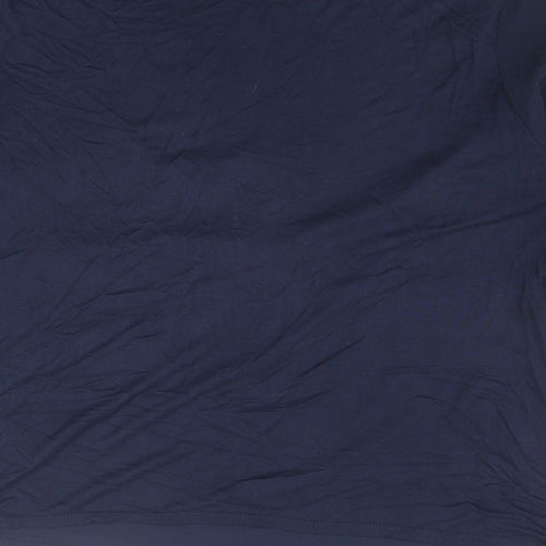 NEXT Womens Blue Polyester Basic Blouse Size 14 Round Neck - Sleeve Cut Out