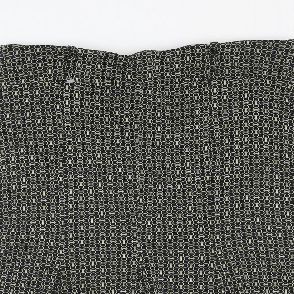River Island Womens Multicoloured Geometric Polyester Trumpet Skirt Size 30 in