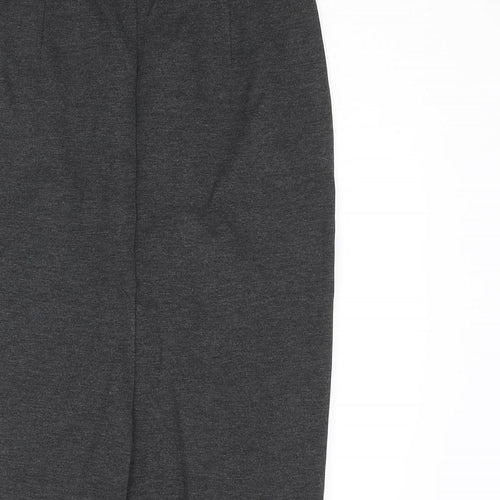 Marks and Spencer Womens Grey Polyester Straight & Pencil Skirt Size 6