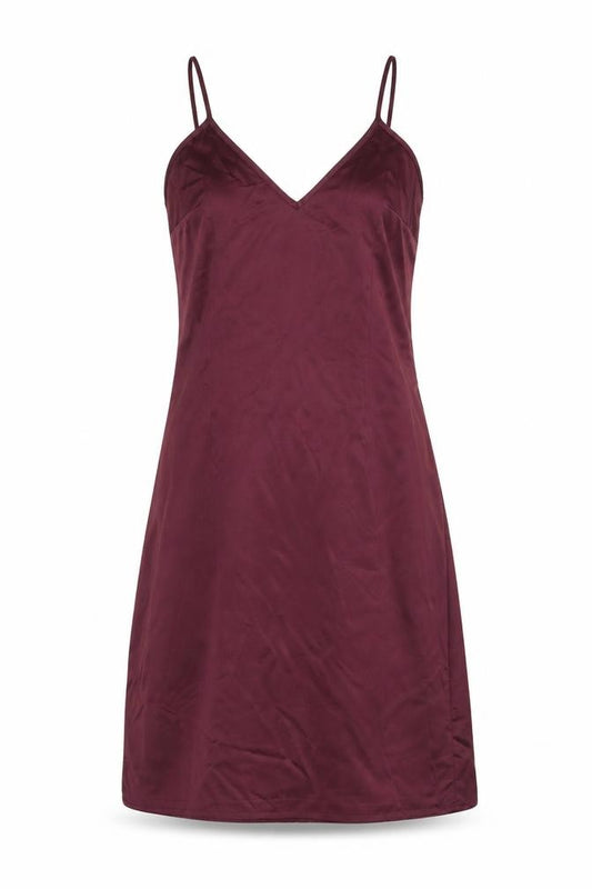 Front view of Next women’s red polyester a-line, size UK 8, v-neck pullover
