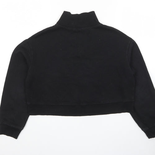 Divided by H&M Womens Black Cotton Pullover Sweatshirt Size S Pullover