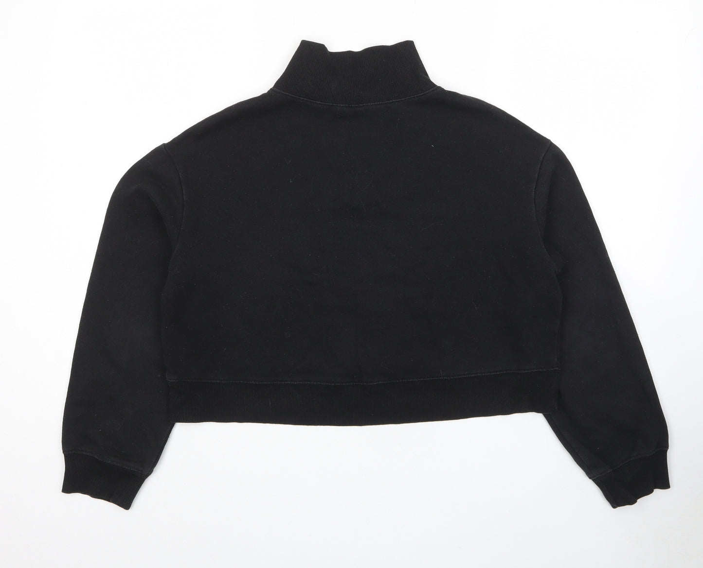Divided by H&M Womens Black Cotton Pullover Sweatshirt Size S Pullover