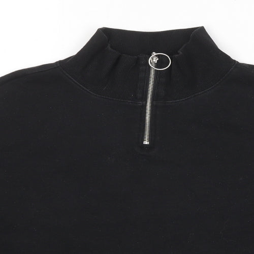 Divided by H&M Womens Black Cotton Pullover Sweatshirt Size S Pullover