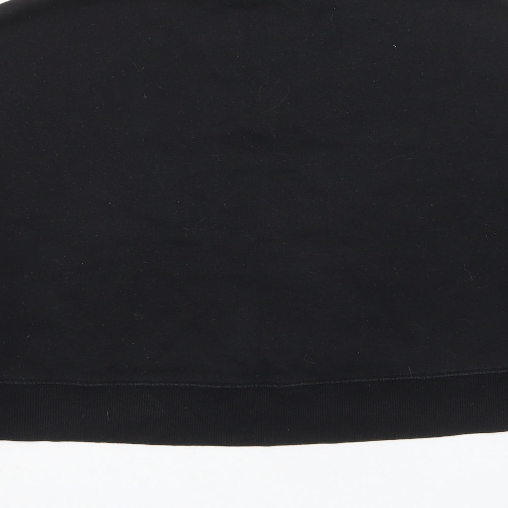 Divided by H&M Womens Black Cotton Pullover Sweatshirt Size S Pullover