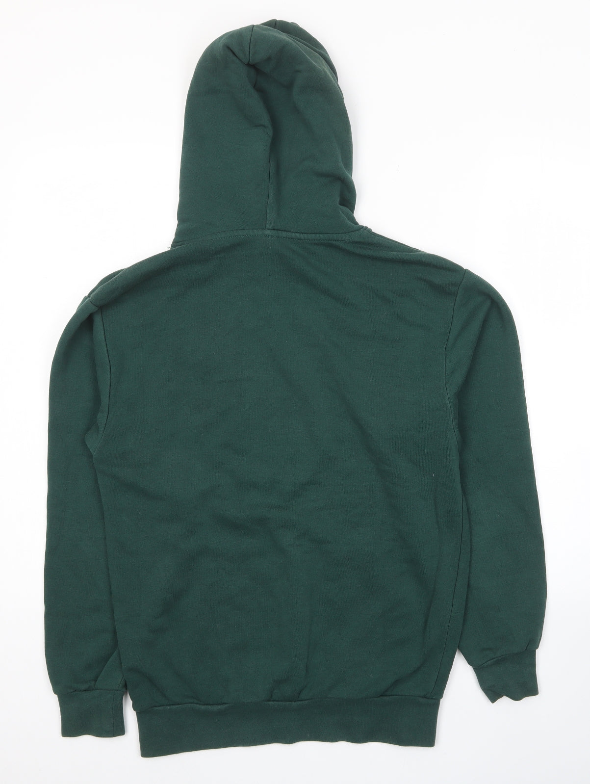Divided by H&M Mens Green Cotton Pullover Hoodie Size XS