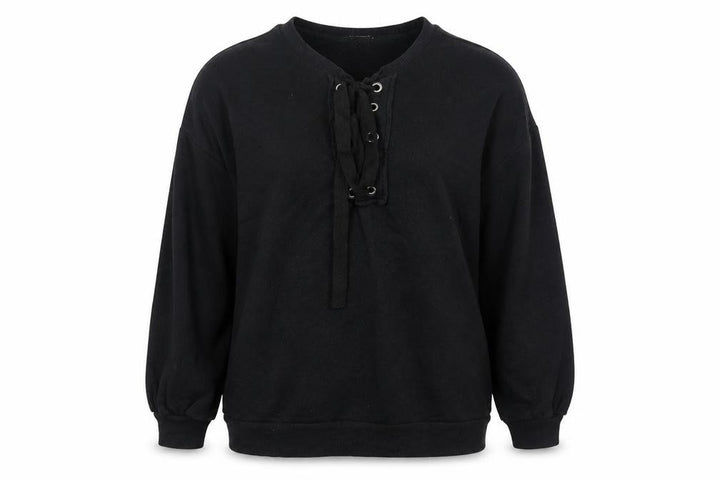 Pull&Bear Womens Black Cotton Pullover Sweatshirt Size M Pullover