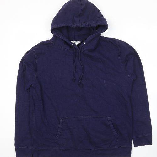 Feathers & Fluff Womens Blue Cotton Pullover Hoodie Size XL Pullover - Girls With Guns
