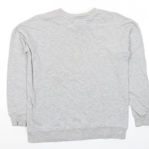 ASOS Womens Grey Cotton Pullover Sweatshirt Size 6 Pullover