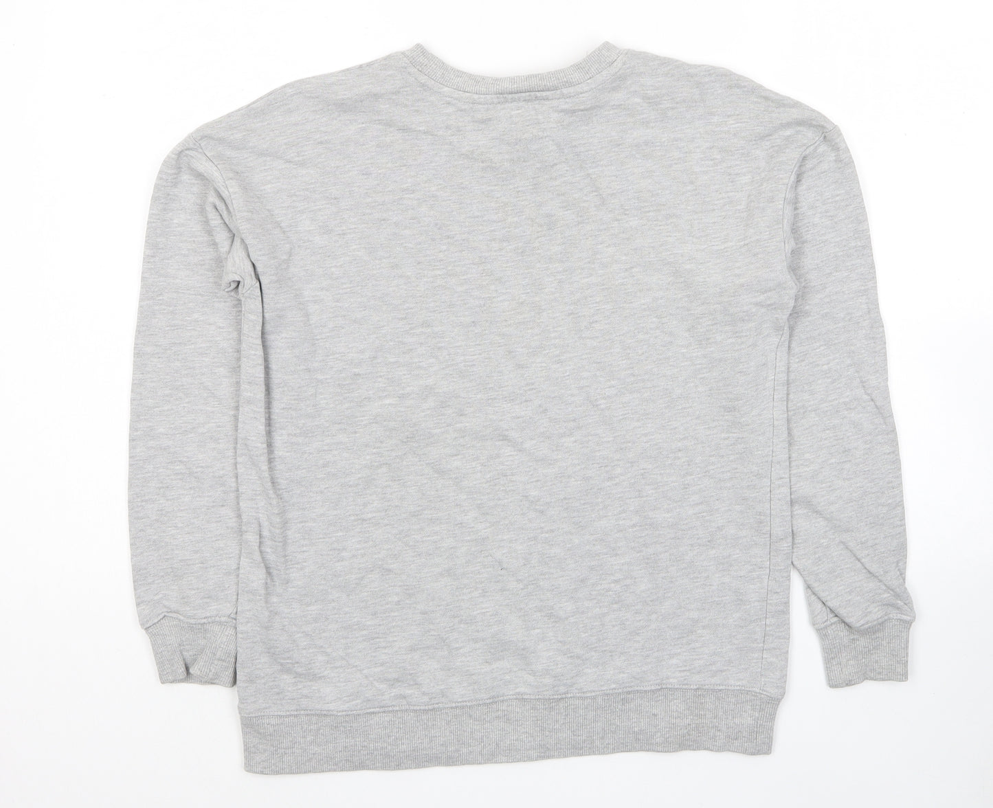 ASOS Womens Grey Cotton Pullover Sweatshirt Size 6 Pullover