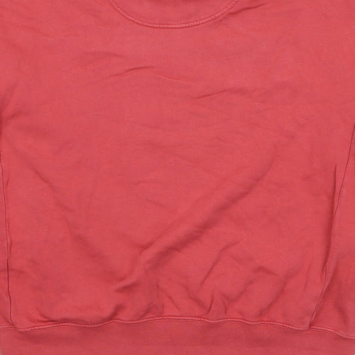 7 Days Active Mens Red Cotton Pullover Sweatshirt Size XS - Logo