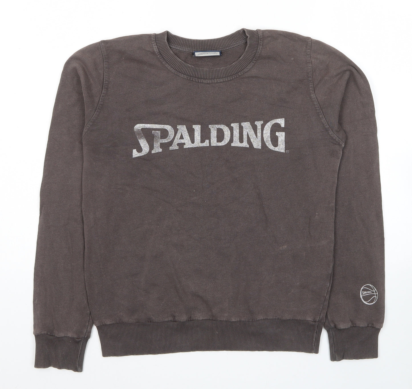 Zara Womens Brown Cotton Pullover Sweatshirt Size S Pullover - Spalding