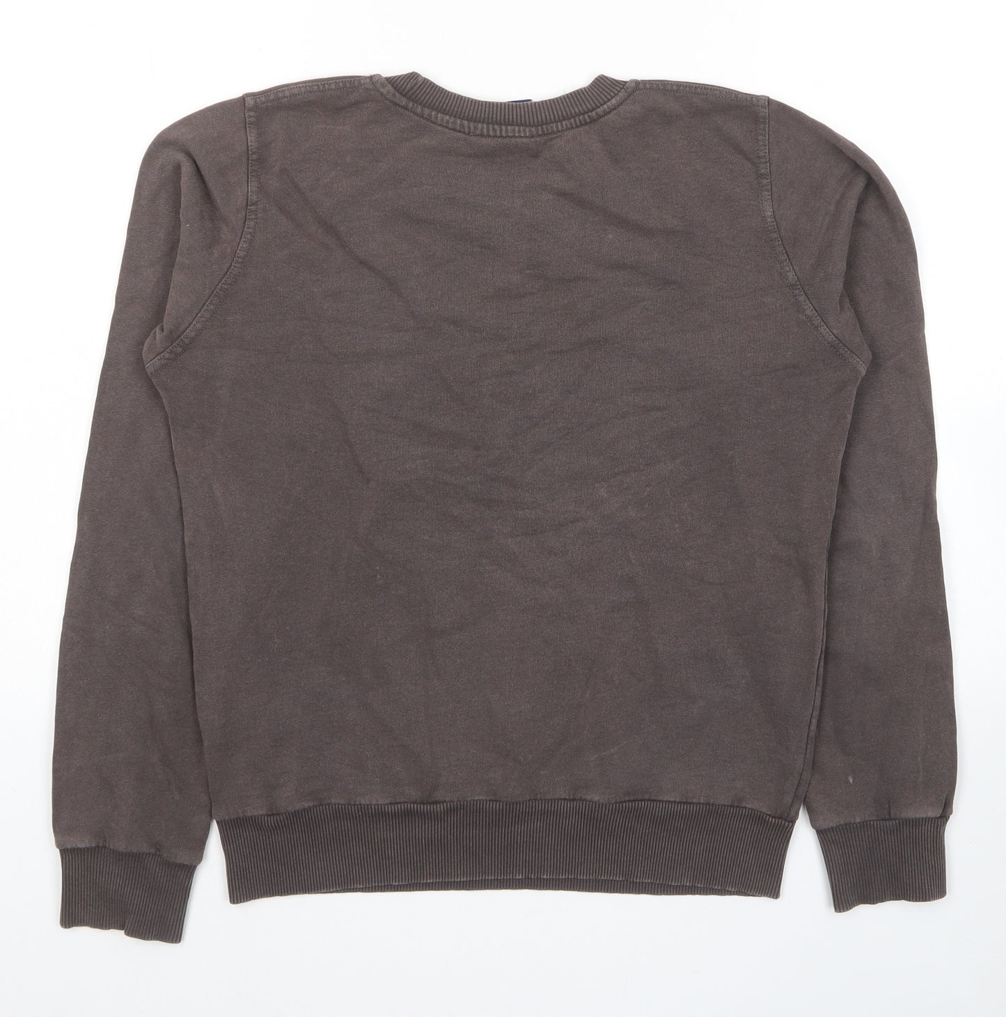 Zara Womens Brown Cotton Pullover Sweatshirt Size S Pullover - Spalding