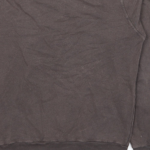 Zara Womens Brown Cotton Pullover Sweatshirt Size S Pullover - Spalding