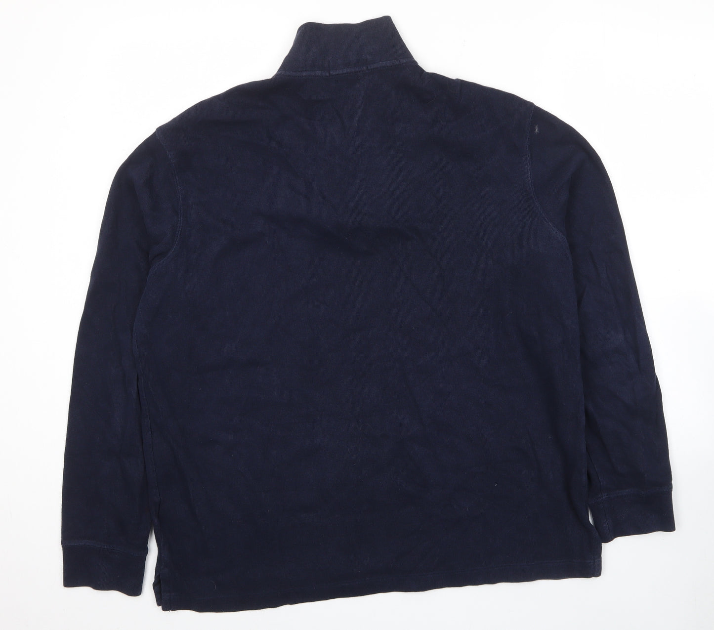 Polo Ralph Lauren Mens Blue Cotton Pullover Sweatshirt Size L