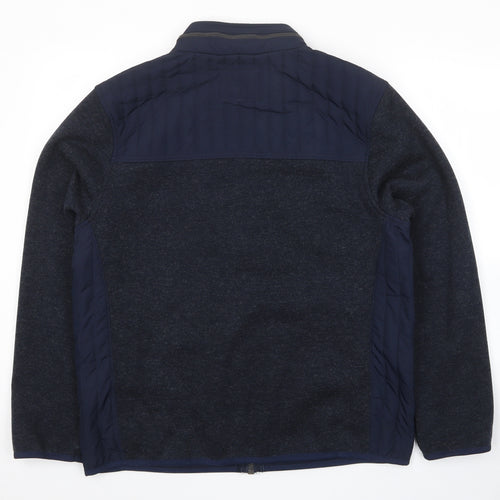 Blue Harbour Mens Blue Jacket Size L Zip