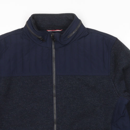 Blue Harbour Mens Blue Jacket Size L Zip