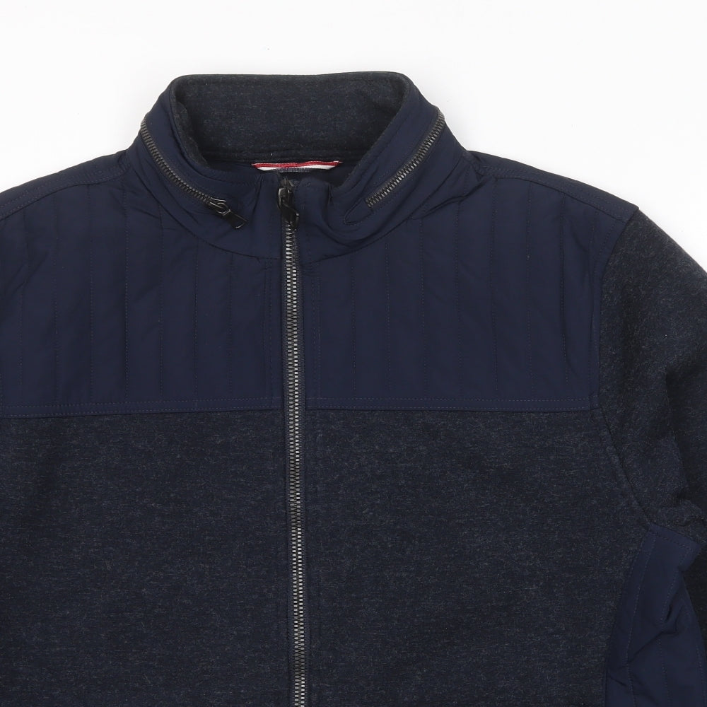 Blue Harbour Mens Blue Jacket Size L Zip