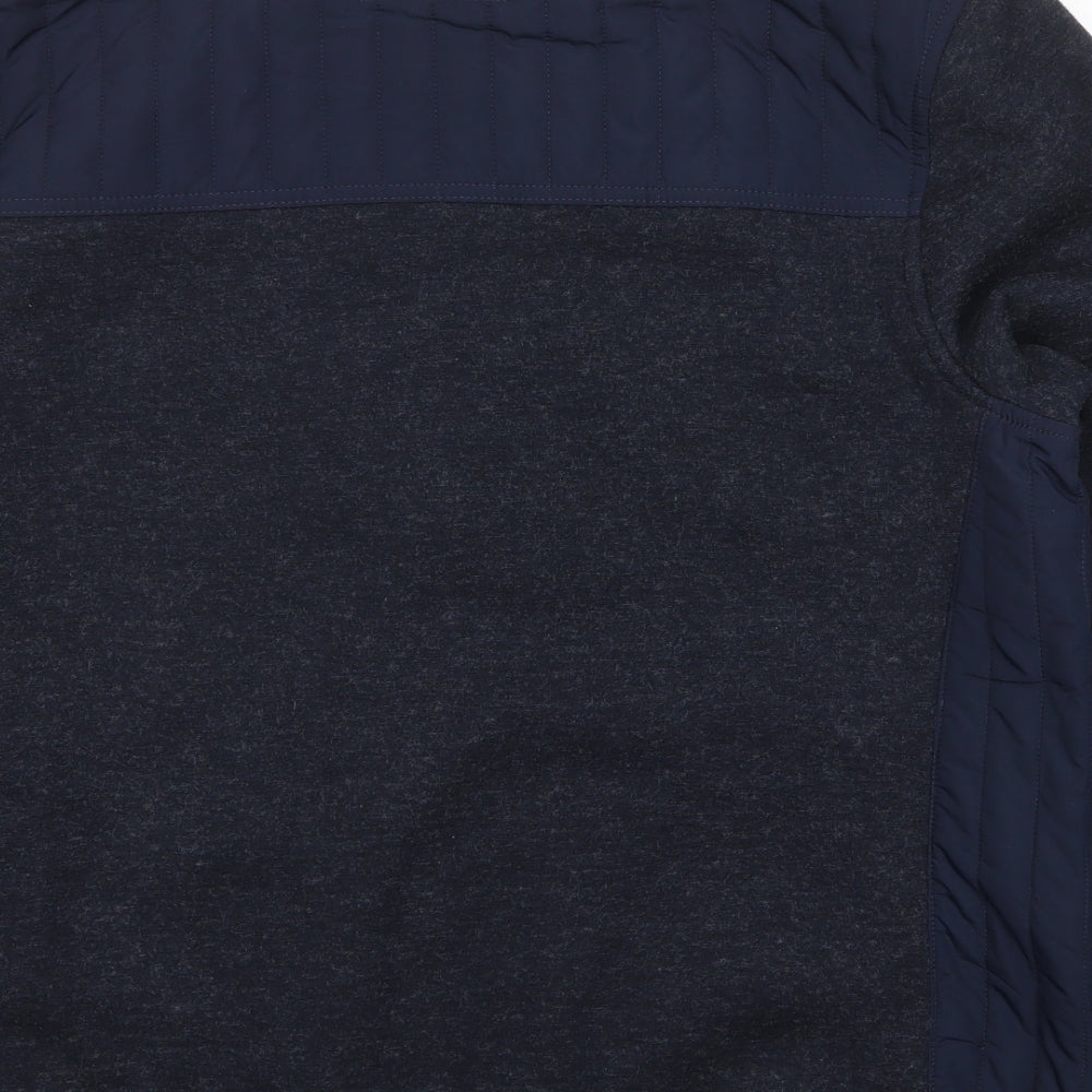 Blue Harbour Mens Blue Jacket Size L Zip