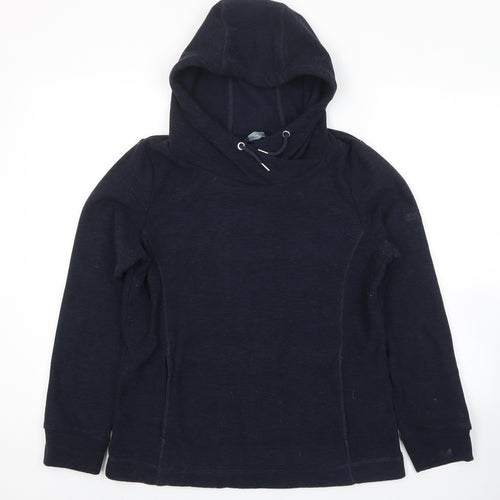 Regatta Womens Blue Polyester Pullover Hoodie Size 12 Pullover