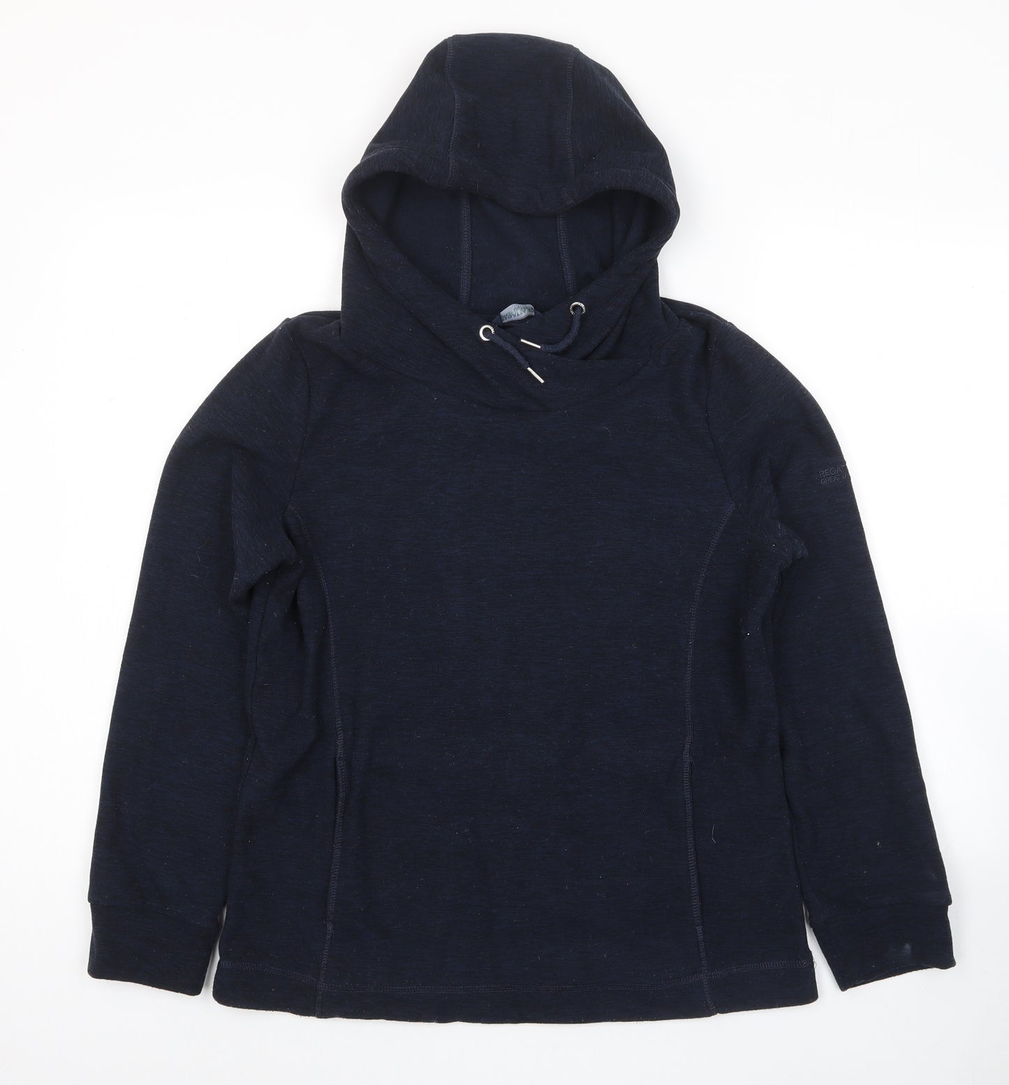 Regatta Womens Blue Polyester Pullover Hoodie Size 12 Pullover