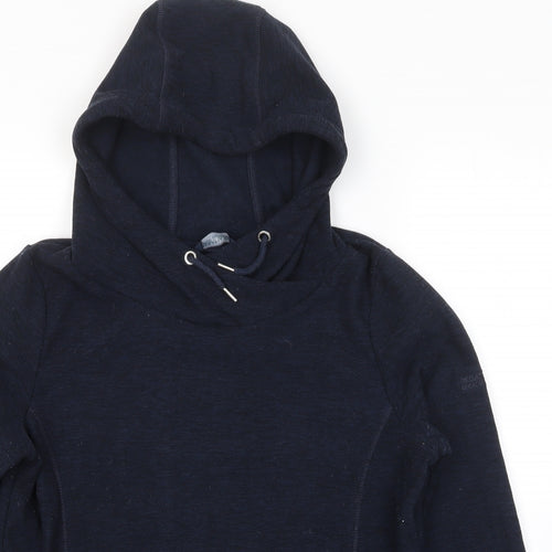 Regatta Womens Blue Polyester Pullover Hoodie Size 12 Pullover