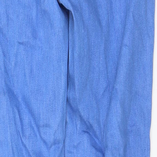 New Look Girls Blue Cotton Skinny Jeans Size 10 Years L25 in Regular Zip