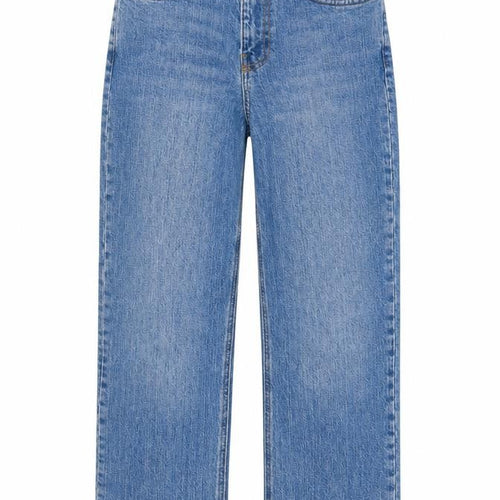 ASOS Womens Blue Cotton Cropped Jeans Size 25 in L26 in Regular Zip - Customized Length