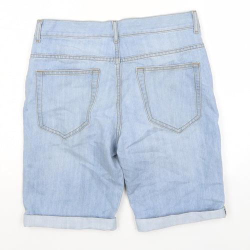 Denim & Co. Mens Blue Cotton Bermuda Shorts Size 28 in L9 in Regular Zip