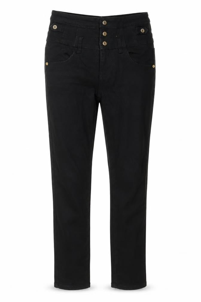 Topshop Womens Black Cotton Skinny Jeans Size 28 in L30 in Regular Zip