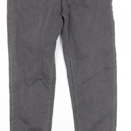 Marks and Spencer Womens Grey Cotton Jegging Jeans Size 8 L28 in Regular