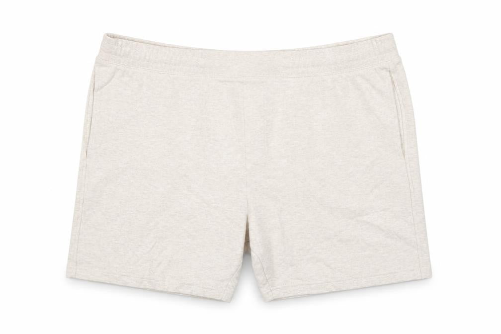Autograph Mens Beige Cotton Sweat Shorts Size 3XL L7 in Regular Drawstring