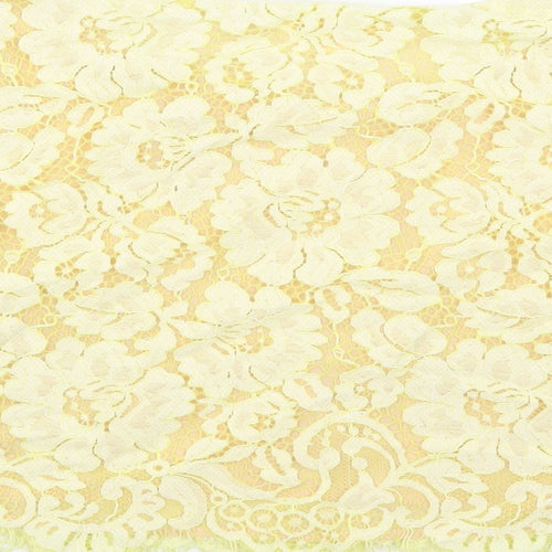 Erin Womens Yellow Floral Cotton Basic T-Shirt Size 6 Round Neck - Lace