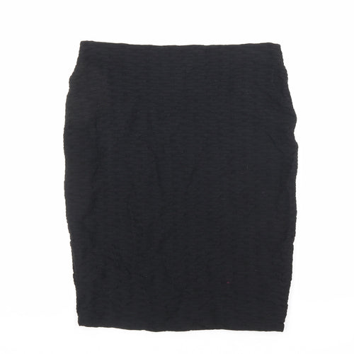 Marks and Spencer Womens Black Polyamide Bandage Skirt Size 12