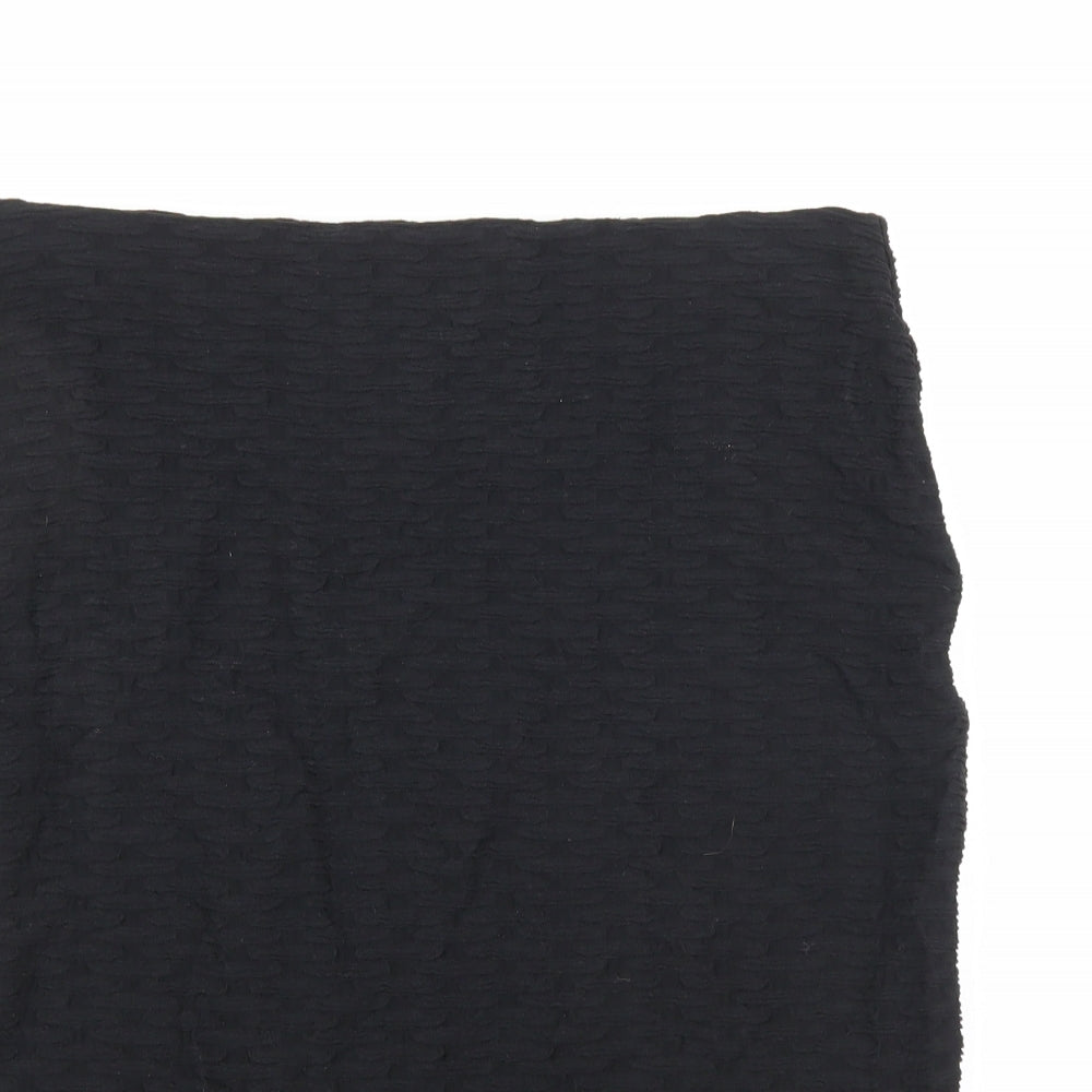 Marks and Spencer Womens Black Polyamide Bandage Skirt Size 12