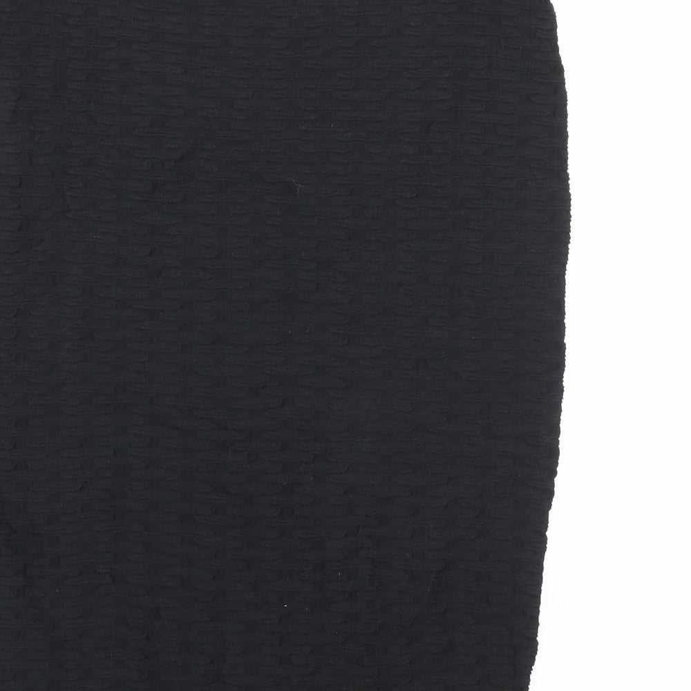 Marks and Spencer Womens Black Polyamide Bandage Skirt Size 12
