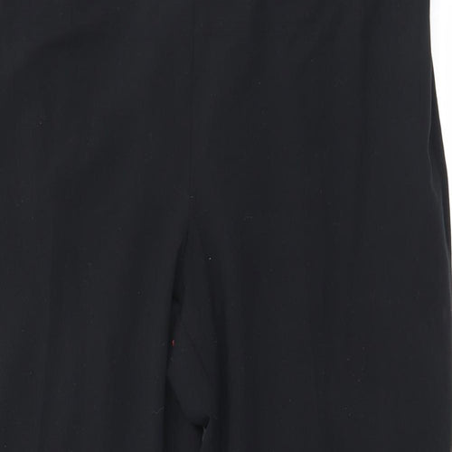 Marks and Spencer Womens Black Polyester Trousers Size 18 L23 in Regular