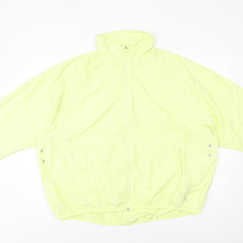 Marks and Spencer Womens Yellow Jacket Size 16 Zip
