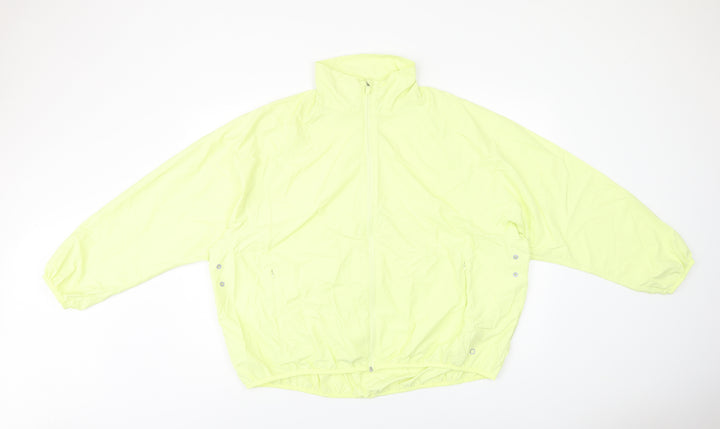 Marks and Spencer Womens Yellow Jacket Size 16 Zip