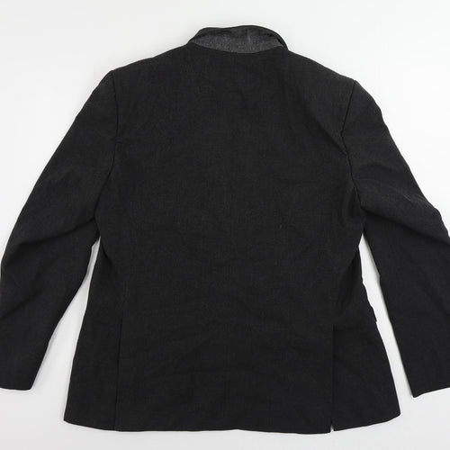 Marks and Spencer Mens Grey Polyester Jacket Blazer Size 44 Regular