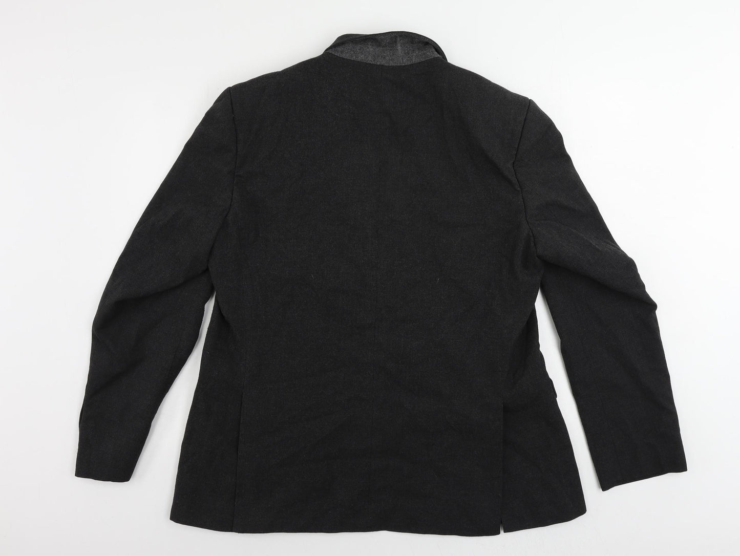 Marks and Spencer Mens Grey Polyester Jacket Blazer Size 44 Regular